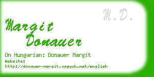 margit donauer business card